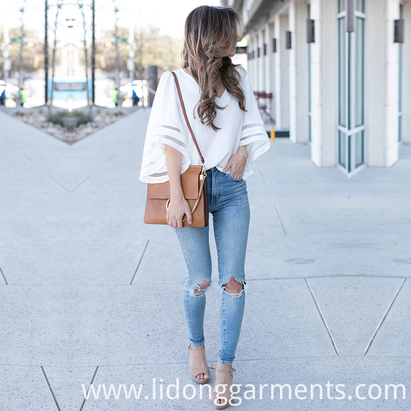 3/4 Bell Sleeve Loose Top 3/4 Bell Sleeve Loose Top